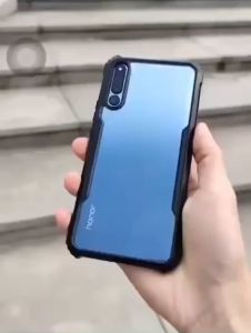 Casing Oppo A60 Silikon Beatle Armor Bening Clear Ring Standing Soft Case Handphone