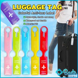 Baete Luggage Tag PVC Boarding Pass Colorful Anti-loss Label 24*4cm