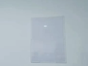 A4 Acrylic Clear Wall Frame Slot Double-layer Memo Document Menu Holder Picture Display Stand