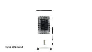 BAIERDIMALL Dual Cooling Top-Fill Airflow 14L Water Tank Air Cooler with Safety Mesh Remote Control and Gift of Ice Crystals