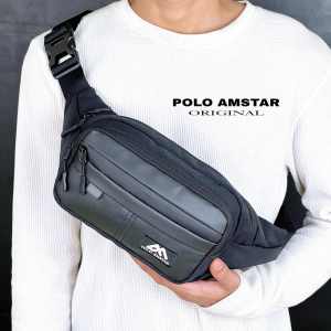 Tas Selempang Pinggang Pria Waistbag Outdoor Polo Amstar Slingbag Distronation 3.0