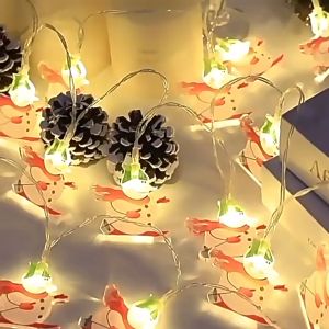 Mengenal Lampu Tirai Santa 3M 20LED Bahan Akrilik Tebal