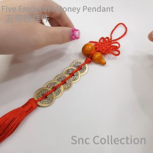 【SNC】<五帝钱挂件>风水 办公室 事业招财转运<Five Emperors’ Money Pendant>