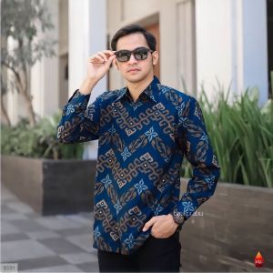 Kemeja Batik Pria Lengan Panjang Batik Pekalongan Modern Kemeja Kantor Pria Elegan Harga Terjangkau