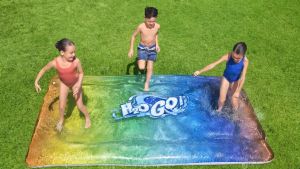 BESTWAY H2O GO Splash Pad – Fun Water Sprinkler Toy for Kids Outdoor Play & Backyard Games!