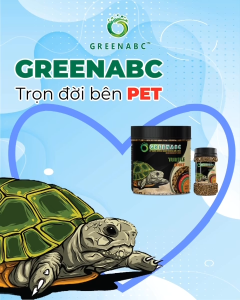 Thức ăn Rùa Nước GREENABC – Cung cấp dinh dưỡng tăng kích thước mai cứng – Hộp 50g và 230g