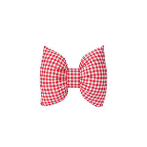 XIONGDECHUANSHUO | Protective Neck and Waist Pillow Red Plaid with Bowtie Design Car Interior