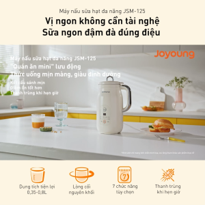 Máy nấu sữa hạt Joyoung JSM-125 | Dung tích 800ml | 7 chế độ nấu