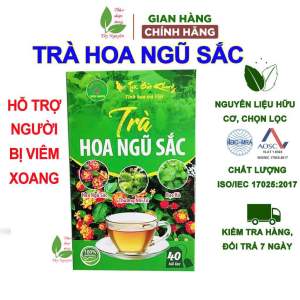 Hộp 40 gói trà tiêu xoang Bảo Khang xoang mũi tiêu xoang long đờm đào thải dịch mủ đau nhức mũi do xoang