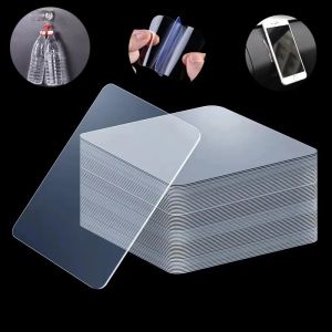 60Pcs Double-sided Adhesive Tape Transparent Strong Adhesive Patch Waterproof No Trace Mounting Sticky Tape