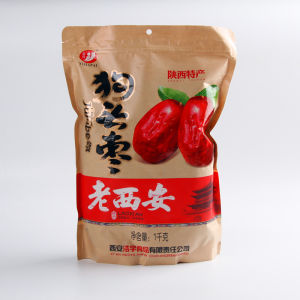 Red Dates from Shaanxi Province Dog Head Jujube Specialty Product Packaged 1000g Ideal for Cool and Dry Places