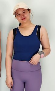 maytryit | Plus Size Anti-Shake Yoga Running Sports Bra Collecting Auxiliary Breasts Vest