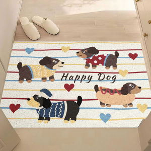 Cartoon Sausage Dog Door Mat