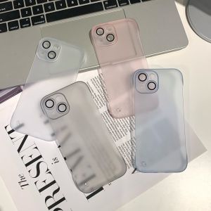 Ultra-Thin Frosted Bumper Case for Apple 15 pro Max And iPhone 13 Series Anti-Fall Protection Shell for Men And Women
