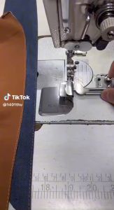 Cữ viền chắp 583 chặp 2 mép vải dùng cho máy may 1 kim công nghiệp(Tặng 1 ốc bắt cữ)