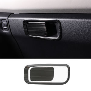 Stainless Steel Car Glove Box Co-Pilot Handle Frame Trim Case Cover Stickers For Haval H6 3rd Gen 2021 2022 2023 2024 HEV PHEV