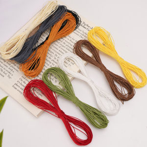 ด้ายขี้ผึ้งเชือกเทียน3เส้นโพลีเอสเตอร์แบบไต้หวันสำหรับทำเครื่องประดับสร้อยคอ DIY สร้อยข้อมืออุปกรณ์เสริมงานฝีมือ