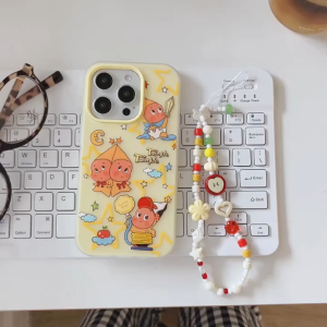 Cartoon Star Man 2-in-1 Jelly Case for iPhone 11 12 13 14 15 16 17 Pro Max Plus casing Anti fingerprint frosted hard cover for iPhone13 case