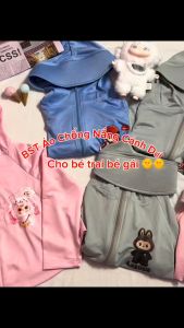 Áo khoác chống nắng hình Kuromi bé gái BABYMALL áo choàng chống nắng cho bé mềm mại thoáng mát chống tia UV bảo vệ làn da cho bé