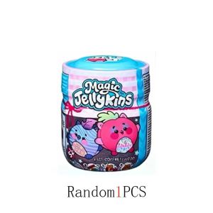 52TOYS | Magic Jellykins Magic Shaking Jar Blind Box Water Activated Surprise Reveal Blind Jar Cute Doll Stress Relie Desktop Ornament