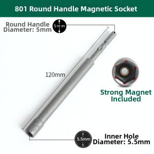 weiligu | Round Shank Magnetic Hex Socket Set