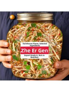 Sour and Spicy Ready-to-Eat Sliced Fishmint Preserved Vegetable 4 Cans