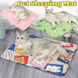 Pet Dog Bed Mat Soft Sleeping Bed for Cat Washable Pet Mat Cushion for Dogs Pet Sleeping Mat