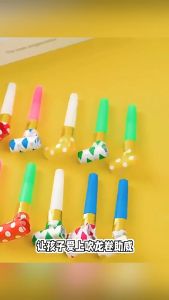 20Pcs Cute Dragon Whistle Foil Party Blower- Loot Bag Fillers Creative Childrens Toys