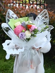 10Set Butterfly Bouquet Wrapping Paper Japan Flower Wrap Paper for Flower Shop DIY Wedding Birthday
