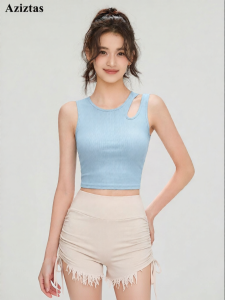 aziztas | Breathable Padded Shapely Anti-shake Sports Bra
