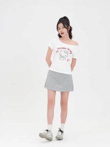 SANFU | Elegant Bow Decorated Womens T-Shirt