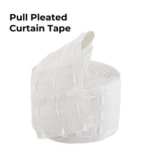 3 Line Pull Pleated Curtain Tape White British Style Pleating Tape British Style Perfect for Making Home Decor Projects