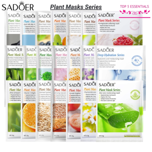 SADOER Plant Fruit Extract Facial Mask Series