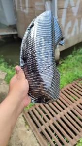 Cover Tutup Filter Nmax Old 1Set Tutup Saringan Udara Carbon Glossy