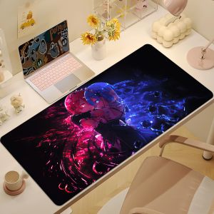 Cute R-Re Zero Rem Ram Mouse Pad Non-slip Thickened MousePad Student Gaming Cushion Large Writing Lockedge Office