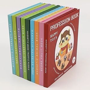 FUNToy Buku mainan anak-anak Buku Magnet Pengetahuan Buah dan Sayur Mainan Edukasi
