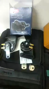 แตรรถยนต์ DENSO (แตรปริ้นสีดํา) 12V ขนาด 72 mm.