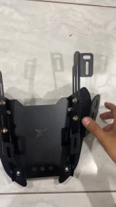 Breket serpo dudukan Breket Winshield plus baut Anti jebol full set nmax turbo nmax new 2020 besi tebal free gantungan