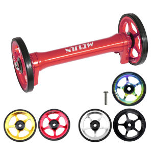Easy Wheel Extension Rod Telescopic Bar Bike Aluminum Alloy Rear Cargo Rack Parts For Brompton Folding Bicycle