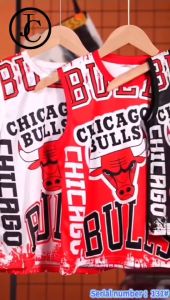 Kids jersey terno for boy 2-7yrsold CHICAGO BULLS