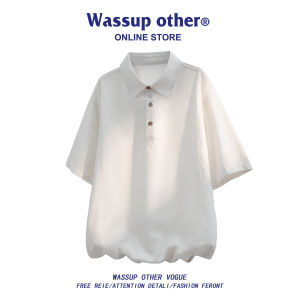 American Retro High-end Fashion Casual Short Sleeve Polo Shirt