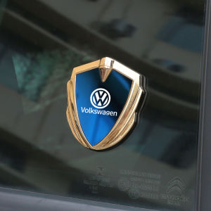 Metallic Mirror Finish Volkswagen Car Decals & Badges: Enhance Your Vehicle's Style