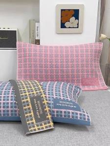 KAMONI | Pure Cotton Gauze Pillowcase Oil-Resistant Extra Thick Large Size