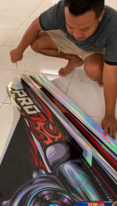 PK 23 - STIKER DECAL MOBIL PICKUP NEW CARRY L300 GRANMAX STRADA DMAX ZEBRA GRATIS CUSTOM TULISAN