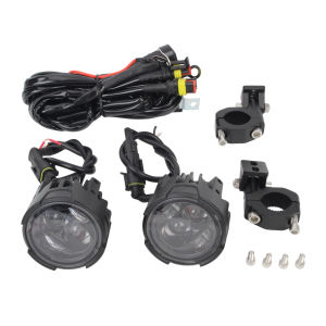 Universal Motorcycle Headlight Fog light Moto LED Auxiliary Fog Light Assembly Driving Lamp Motorbike Spotlight Headlamp