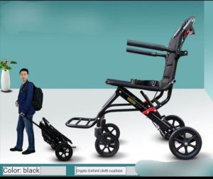 light weight wheelchair/wheelchair with tie rod about 8.7kg/free carry bag