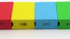 4/6Pcs Diamond Hand Polishing Pads Tile Glass Abrasive Grinding Pad 60/120/240/400 Grit for Stone Marble Granite Ceramics Metal