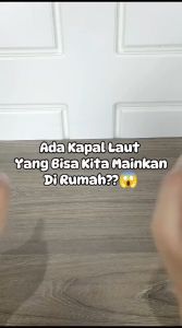 Mainan Anak Kapal Perahu Dorong Musik Wire Alur Kawat / Wire Ship Music Kidu Toys