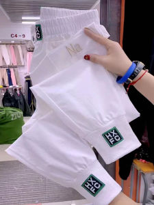 Summer 2023 Ice Silk Cotton Casual Pants Womens High Waist Harlan Sports Nine Points Small Size Casual Trousers