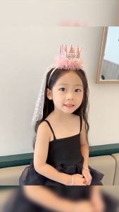 Gratis Semua - Ulang Tahun Glitter Headpiece / Bando Topi Mahkota Glitter / Aksesoris Rambut Anak Perempuan / Hairband Pesta Ulang Tahun